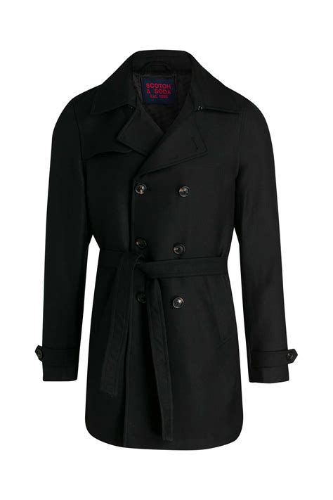 Scotch And Soda Trenchcoat Schwarz Günstig Online Kaufen Outletcity