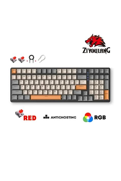 Hietech Kablolu Gaming Oyuncu Klavyesi K3 Mekanik 104 Tuş Pro Gaming Reinbow Red Switch Hot