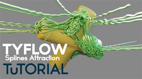 Splines Attraction Tyflow Dsmax Tutorial Youtube