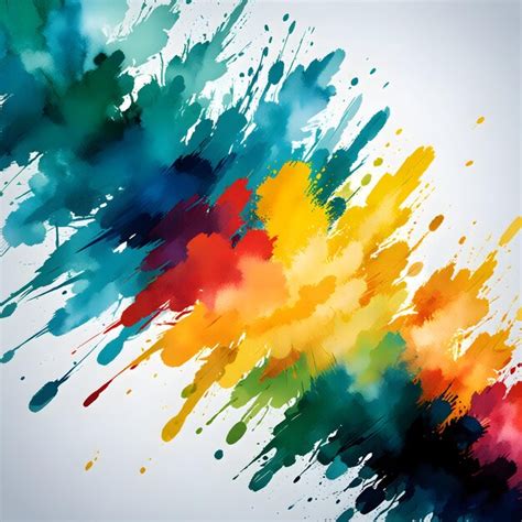 Premium Photo Vibrant Chromatic Abstracts HighResolution Painting