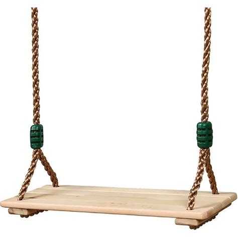 Balan Oire Enfants Adulte Si Ge Suspendu Swing Outdoor Arbre Bois Jeux