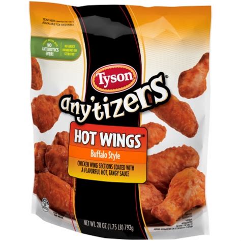 Tyson Buffalo Style Hot Wings Any'tizers, 28 oz - Kroger