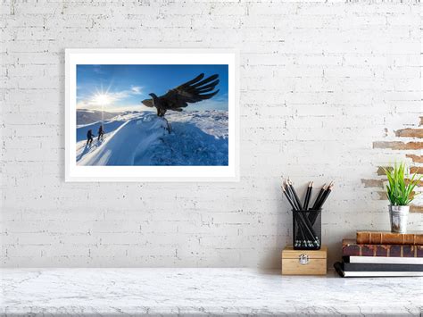 Bronze Golden Eagle Sculpture Guardian Print Store