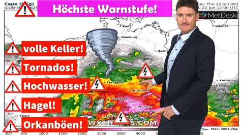 Es Geht Los Alarmstufe Lila Extreme Unwetter Superzellen Tornados