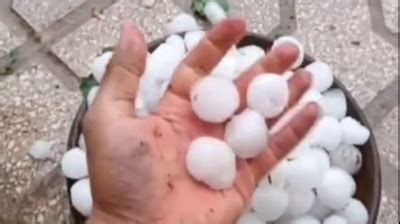 Bne IntelliNews Irans Northern Cities Hit With Golfball Sized Hail