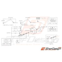 Schéma Maitre Cylindre de frein Origine Subaru WRX STI 2001 2007