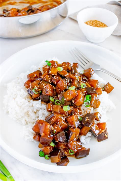 Teriyaki Eggplant - Kitchen Divas