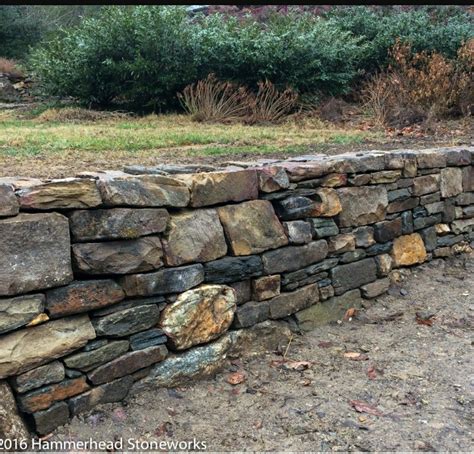 Pin By Ellen On Retaining Wall And Landscaping Stone Wall Rock Wall