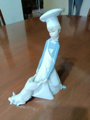 Estatua Original Lladro De Cocinero Excelente Estado Envío gratis