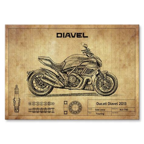 Prezent Blacha Obraz Motor Grafika Ducati Diavel Bm Ducatidiavel M