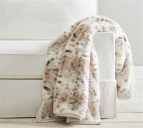 Snow Leopard Blanket