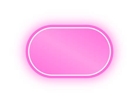 banner de retângulo arredondado neon rosa retângulo arredondado neon