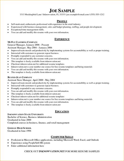 Value Based Resume Template 8 Free Basic Resume Examples Skills Based Resume Free Williamson