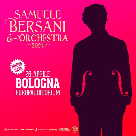 Samuele Bersani Orchestra Tour Indoor Citt Della Musica