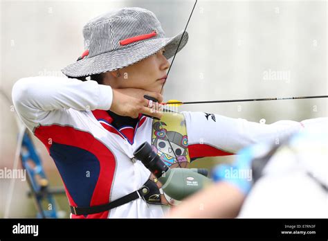 Incheon South Korea 23rd Sep 2014 Ren Hayakawa Jpn Archery