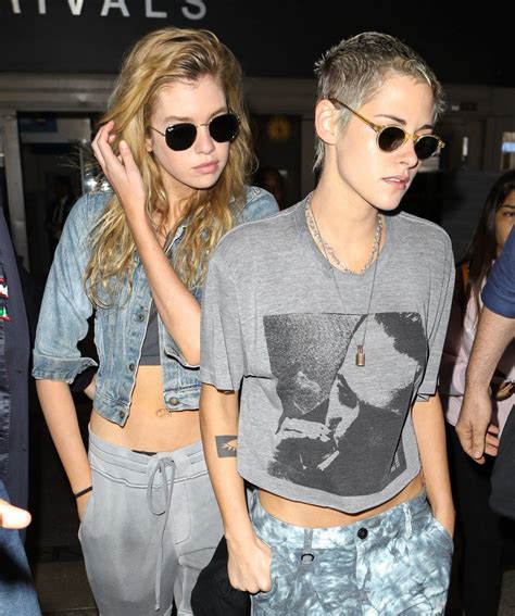 Kristen Stewart And Stella Maxwell At Los Angeles International Airport