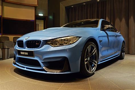 Yas Marina Blue BMW M4 Coupe With Racing Wing