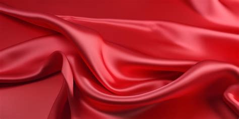 Premium Ai Image Red Silk In A White Box