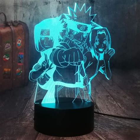 Naruto Lampe D Veilleuse Enfant Aliment Par Batterie Pour Enfants