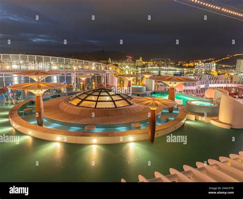 Cruise Ship AidaStella AIDA Stella Entering The Port Of Malaga