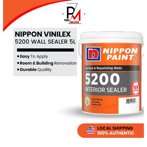 Nippon Paint Vinilex Wall Sealer L Interior Exterior Undercoat