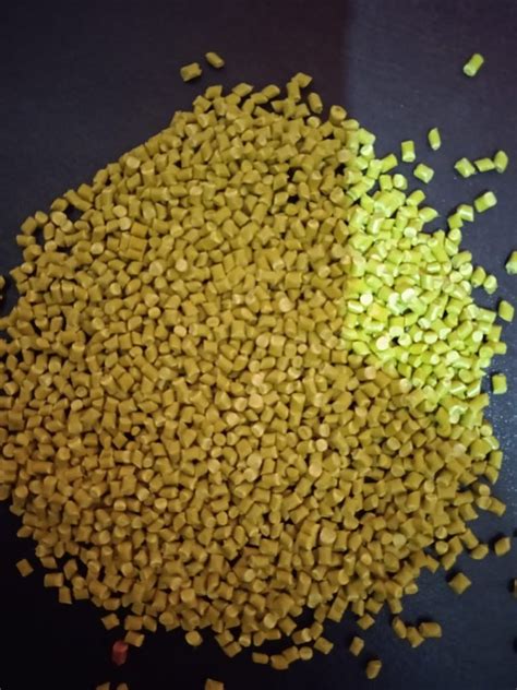 PP PE Colored Pp Yellow Reprocessed Granules Grade EPPpyellow