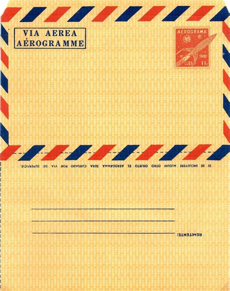 1980 Rocket Aerogram