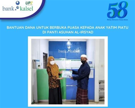 Anak Yatim Piatu Panti Asuhan Al Irsyad Mendapat Bantuan UPZ Bank