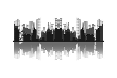 Abstract City Building Skyline Clipart Graphic By Muhammad Rizky Klinsman · Creative Fabrica