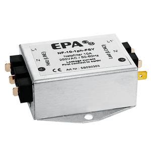 Elektronischer Filter Hochpass NF 1ph DIN2 EPA GmbH Passiv