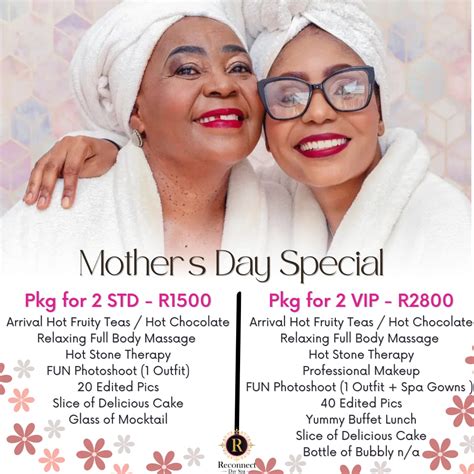 Mother S Day Spa Special Reconnect Day Spa