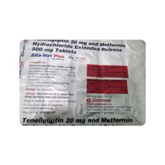 Zita Met Plus 20 500mg Tablet 10 S Buy Medicines Online At Best Price