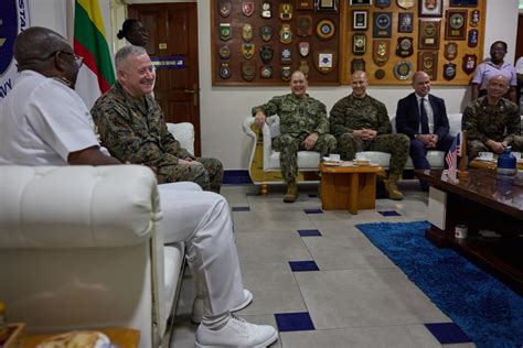 Dvids Images Maj Gen Sofge Visits The Ghana Navy Headquarters