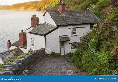 Cottage At Clovelly Devon England Editorial Stock Photo Image Of