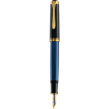 Pelikan F Llhalter Souver N Schwarz Blau Ef Bei