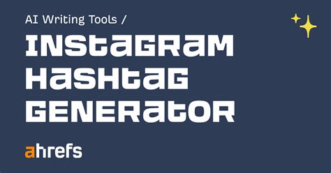 Free AI Instagram Hashtag Generator