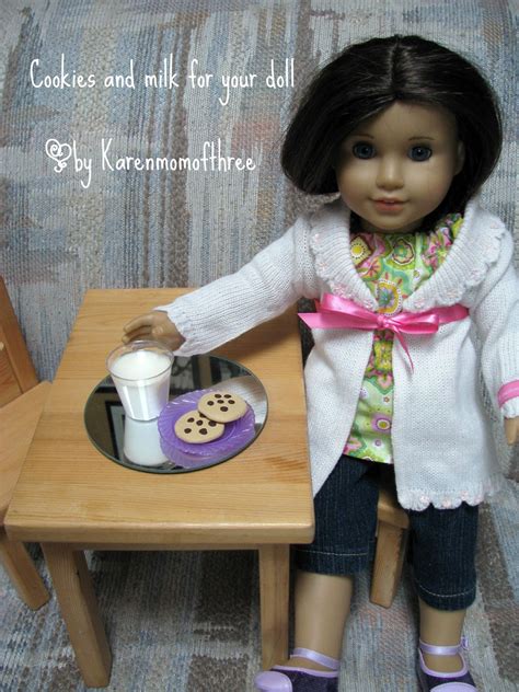 Karen Mom Of Three S Craft Blog Make Your Doll A Glass Of Milk To Enjoy With Her Cookies