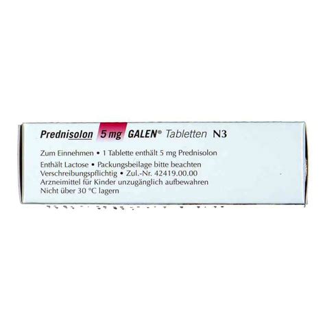 Prednisolon Mg Galen Tabletten Stk G Nstig Bei Apo