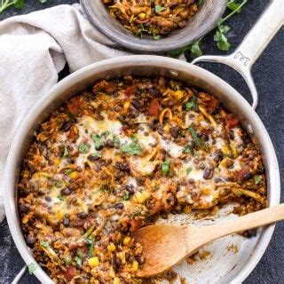 Skillet Enchilada Chicken With Black Beans And Corn Recipe Runner