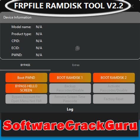 Windows RAMDISK Tool V2 2 Bypass Passcode Disable Hello Screen