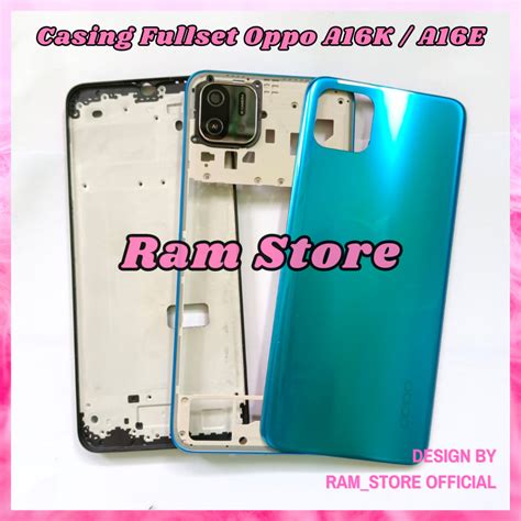 Jual Kesing Housing Fullset Oppo A K A E Tulang Tengah Bezel Bazel