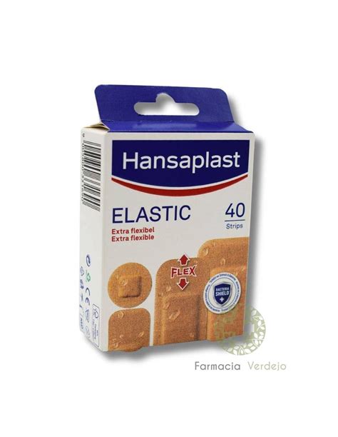 HANSAPLAST ELASTIC APOSITO ADHESIVO 40 UNIDADES SURTIDO DIFERENTES TAMAÑOS