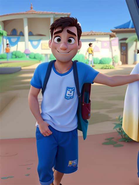 Pareja De Hombre Y Mujer Al Estilo Disney Pixar Alta Calidad Mejor