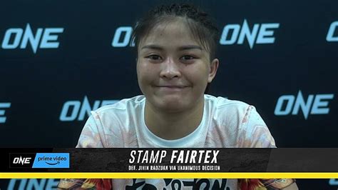 Stamp Fairtex One On Prime Video 2 Interview