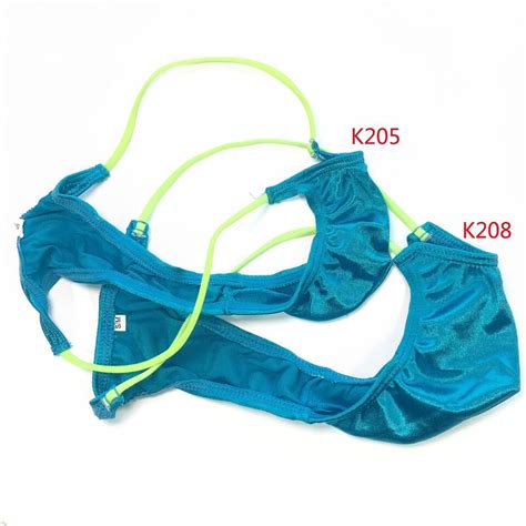 K Y K Mens Micro Bikini String Waist Shiny Satin Knit Nylon Spandex EBay