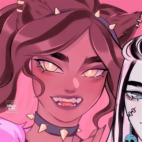 ʚ Clawdeen Frankie and Draculaura ɞ in 2024 Monster high art Cute