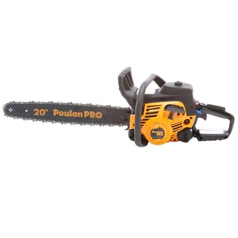 Poulan Pro In Cc Gas Chainsaw The Home Depot