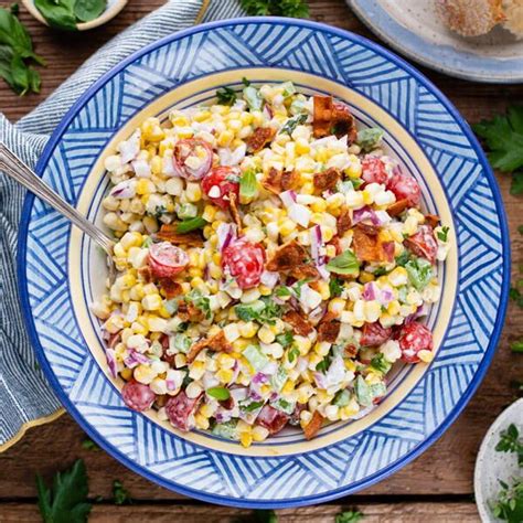 Summer Corn Salad Best Corn Salad Recipe Corn Recipes Side Dishes Corn Salads