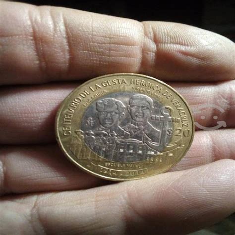 Moneda 20 Pesos Gesta Heroica Del Puerto De Veracr En Puebla Clasf