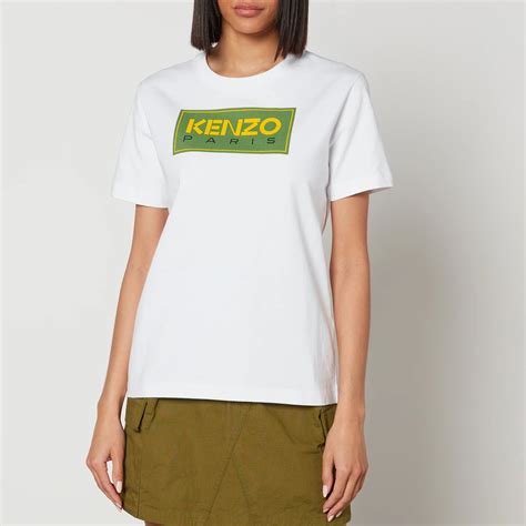 Kenzo Logo Print Cotton Jersey T Shirt Xs Coggles